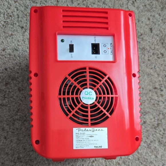 Red Mini Fridge - Picture 4 of 4